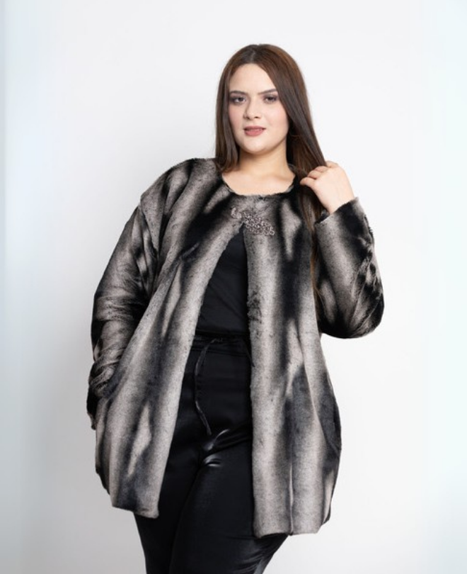 Veste en Fausse fourrure
